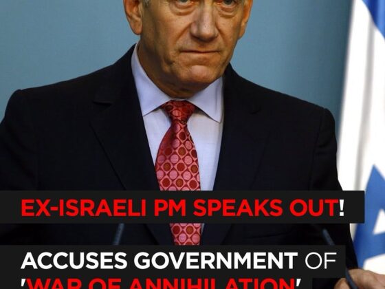 Former Israeli PM Ehud Olmert Accuses Government of 'War of Annihilation' Against Palestinians