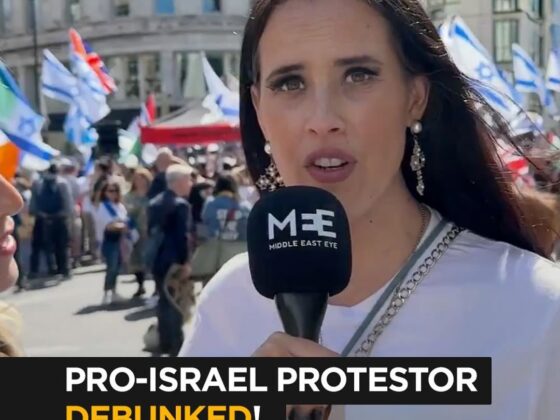 Middle East Eye: Pro-Israel Protester Debunked for Claiming “Nakba Never Happened”