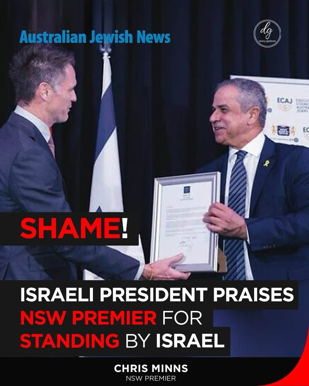 Shame!’: Israeli President Praises NSW Premier Chris Minns for Backing Israel | Australian Jewish News