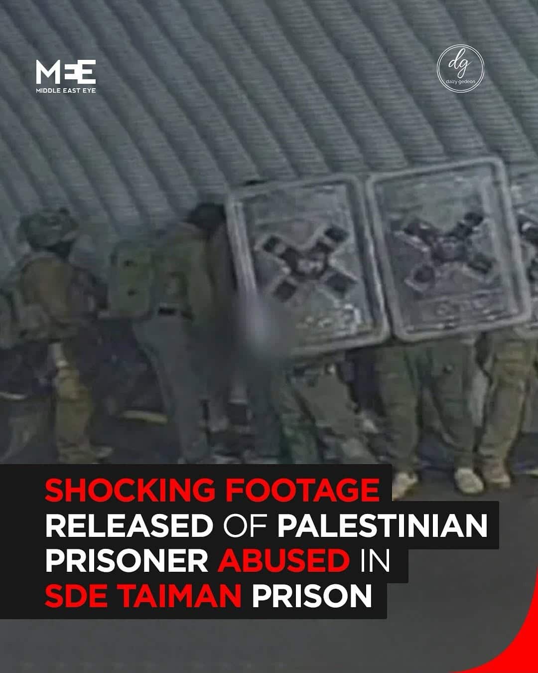 Shocking Video: Palestinian Prisoner Abused in Israel’s Sde Taiman Prison | Middle East Eye