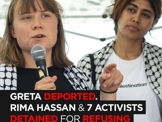 CNN: Greta Thunberg Deported – Swedish Climate and Human Rights Activist. Rima Hassan, French MEP, and 7 Activists Detained for Refusing to Bow to Israel