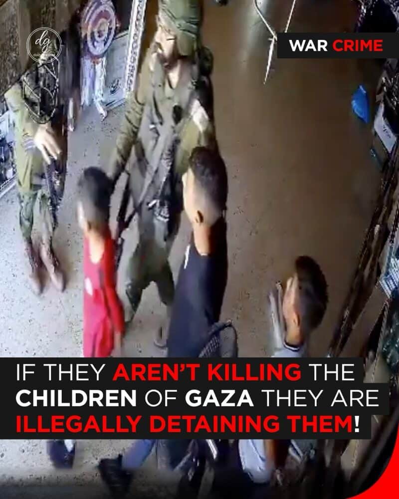 Caught on CCTV: Israeli War Crimes – Killing or Illegally Detaining Gaza’s Children
