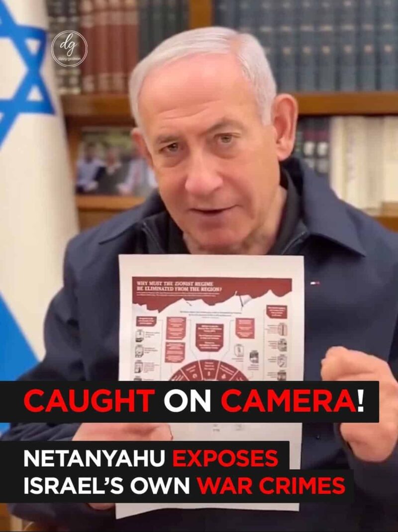Caught on Camera: Netanyahu Appears to Expose Israel’s Own War Crimes