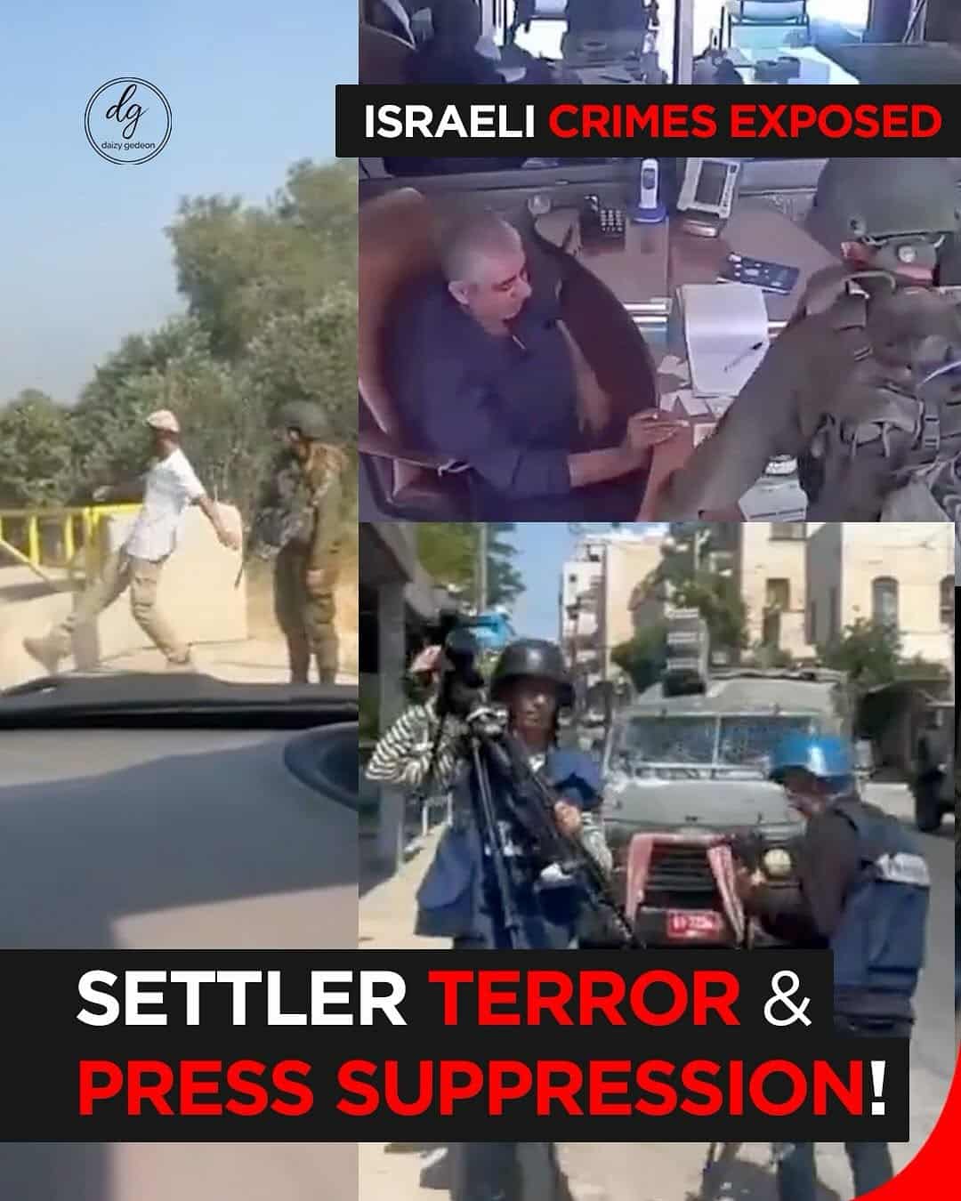 Israeli Crimes Exposed: Settler Terror and Press Suppression Revealed