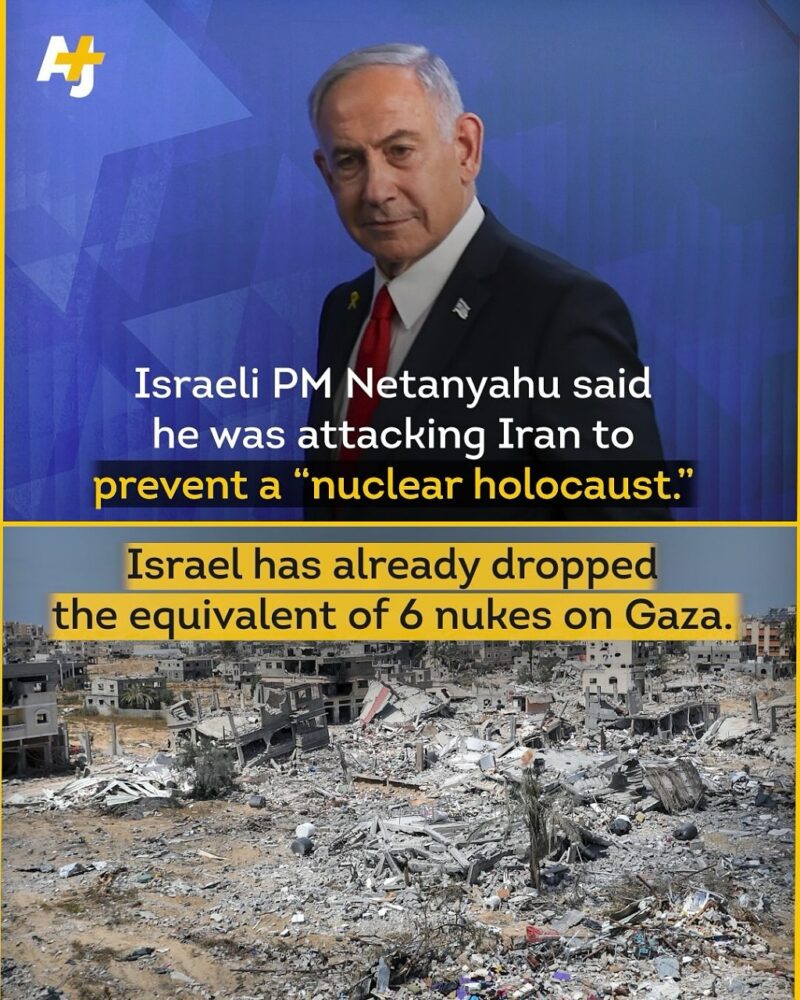 Israeli PM Netanyahu Claims Strikes Prevent ‘Nuclear Holocaust’ While Gaza Faces Devastation