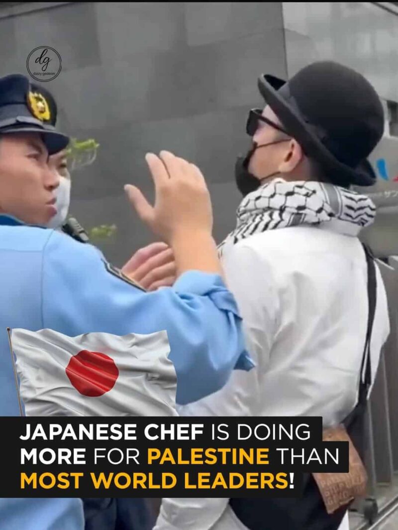Japanese Chef Doing More for Palestine Than Most World Leaders!

