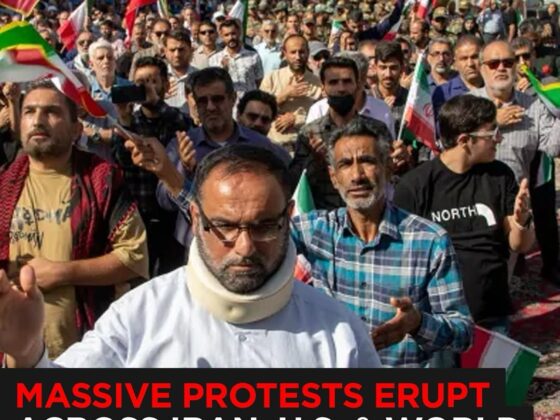 Massive Protests Erupt Across Iran, U.S. & Worldwide Against War on Iran