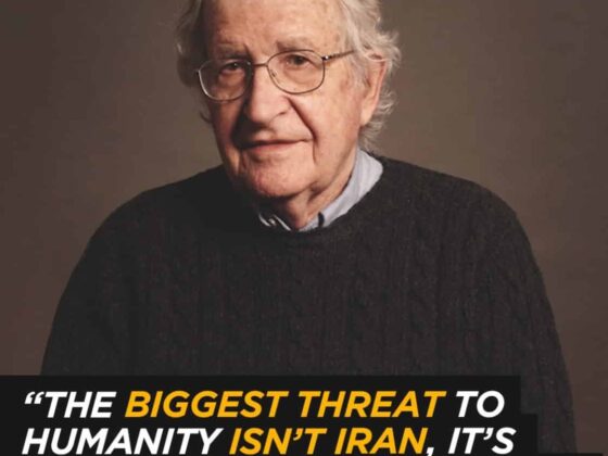 Noam Chomsky: The Greatest Threat to Humanity Isn’t Iran – It’s Bombing Nations Like Israel and the U.S.