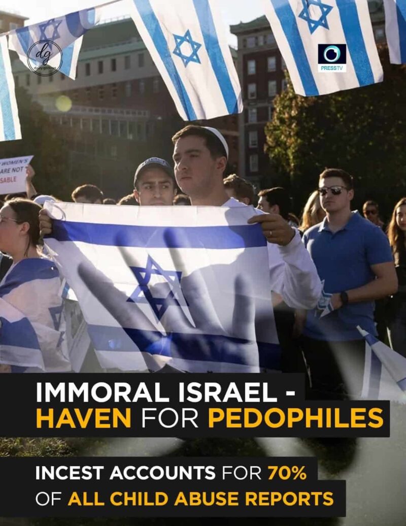 PressTV Report: “Immoral Israel” — Pedophilia Haven? Incest Allegedly Behind 70% of Child Abuse Cases

