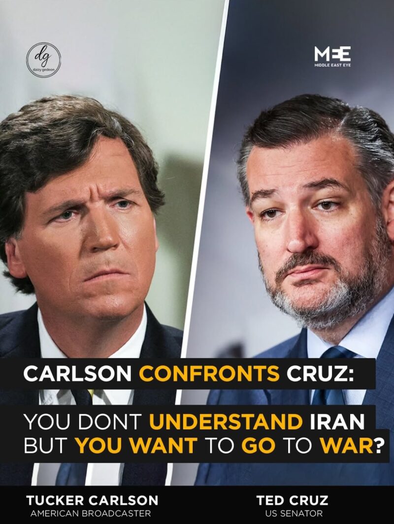 Tucker Carlson Confronts Ted Cruz: