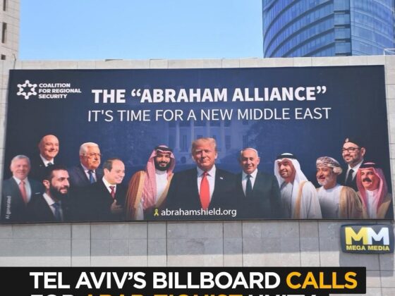 ‘Abraham Alliance’ Pushes Arab-Zionist Unity on Tel Aviv Billboards — While Gaza Burns