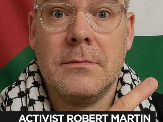 Australian Human Rights Activist Robert Martin Boards Handala Ship to Break Gaza Siege