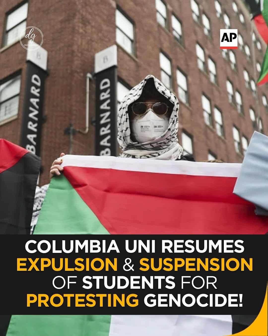 BREAKING: Columbia University Resumes Expulsions of Students Protesting Israel’s Genocide