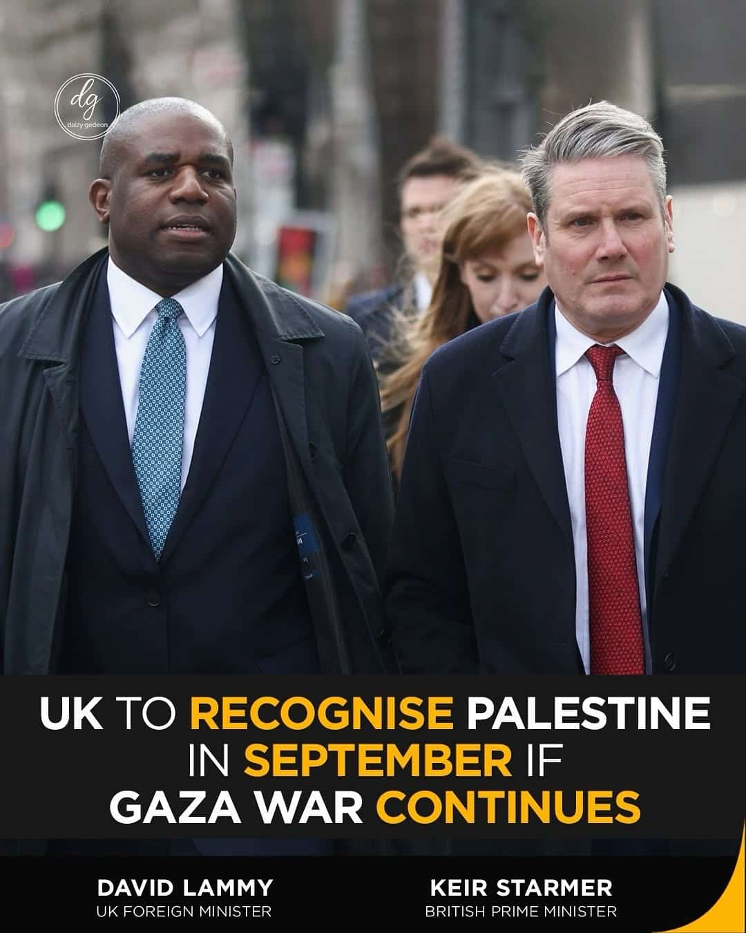 BREAKING: UK to Recognize Palestine in September — Starmer & Lammy Signal Shift If Gaza War Persists"