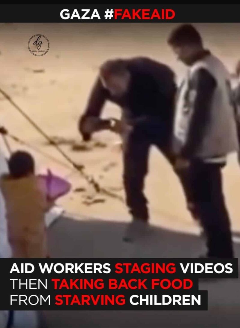 #FakeAid in Gaza? Aid Workers Accused of Staging Videos, Taking Back Food


