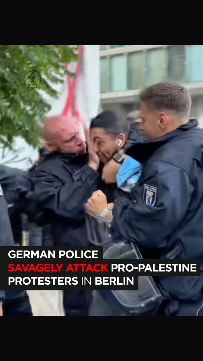 German Police Violently Crack Down on Pro-Palestine Protesters in Berlin