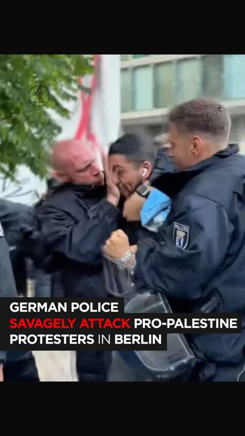 German Police Violently Crack Down on Pro-Palestine Protesters in Berlin