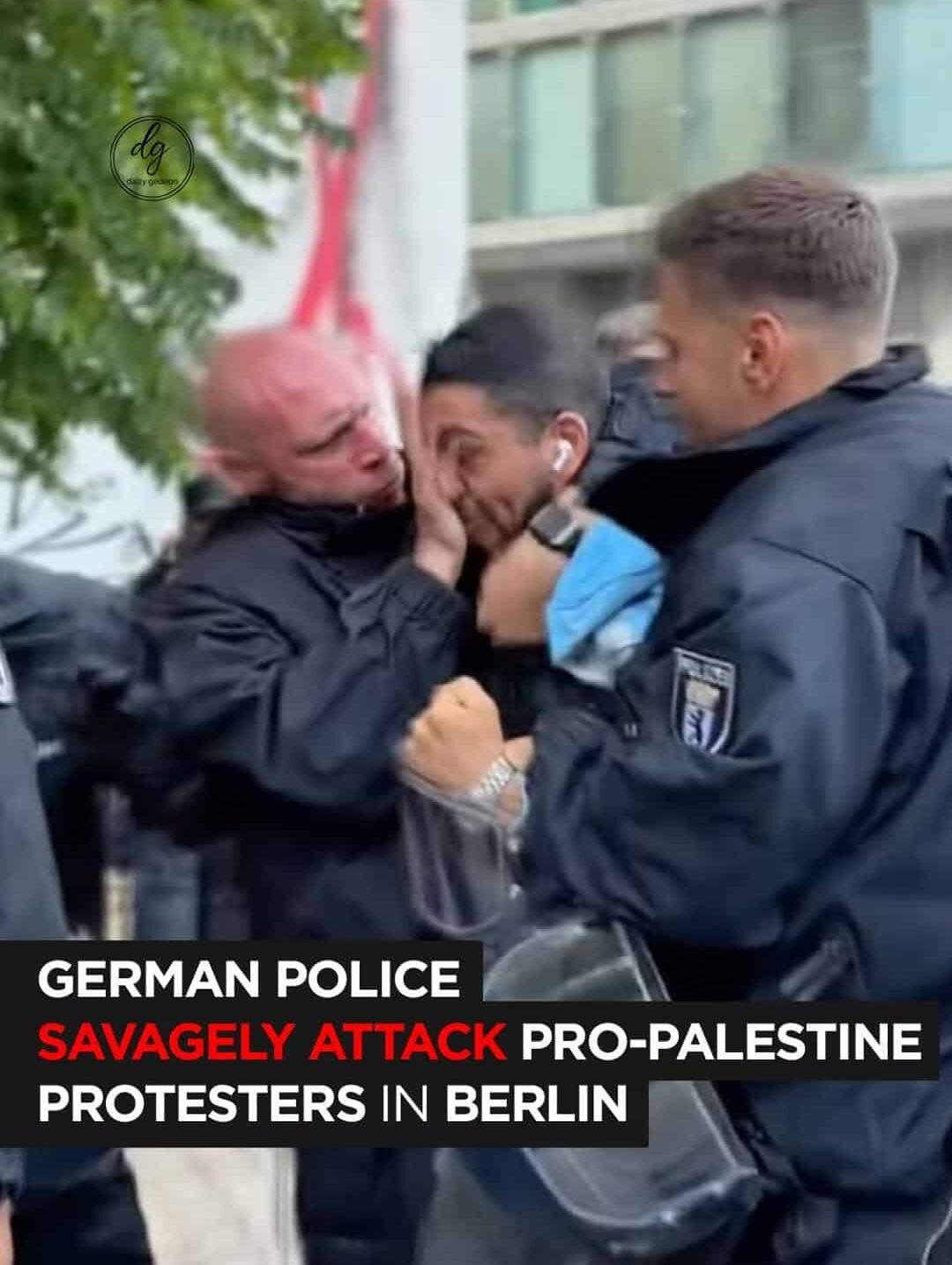 German Police Violently Crack Down on Pro-Palestine Protesters in Berlin