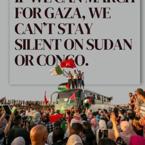 If We Can March for Gaza, We Must Speak Out for Sudan and Congo – @straightouttaeritrea