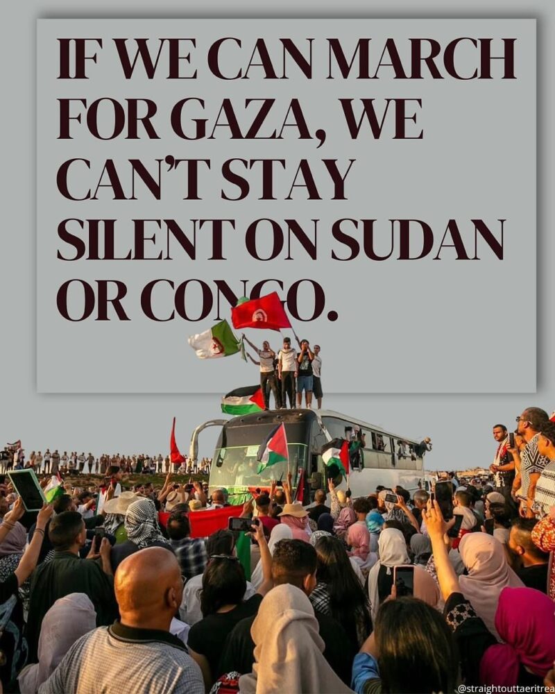 If We Can March for Gaza, We Must Speak Out for Sudan and Congo – @straightouttaeritrea