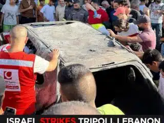 Reuters: Israeli Airstrike Hits Tripoli, Lebanon — 1 Hamas Commander Dead, 3 Others Killed, 13 Injured