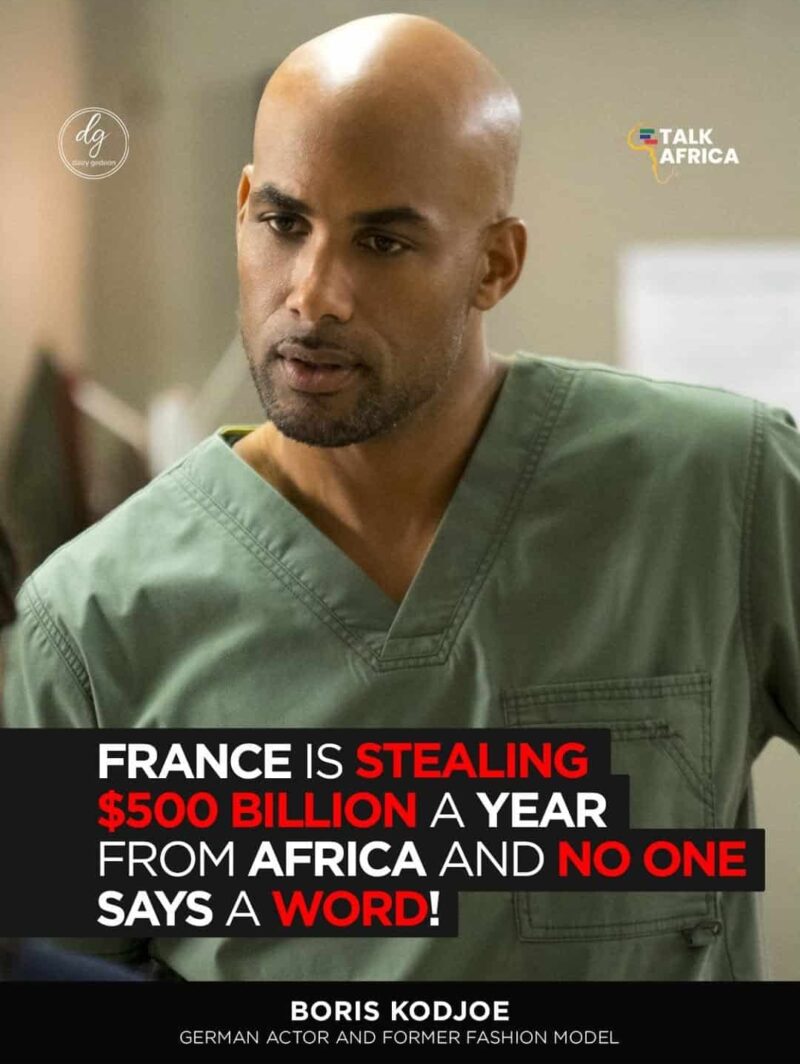 Talk Africa Bombshell: Boris Kodjoe Exposes France’s $500B Annual Theft from Africa

