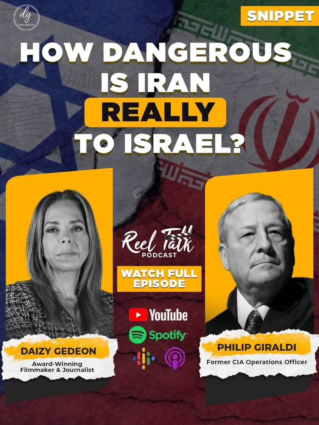 🎙 Is Iran Really a Threat to Israel? Ex-CIA Officer & Award-Winning Journalist Expose the Truth | Reel Talk Podcast
