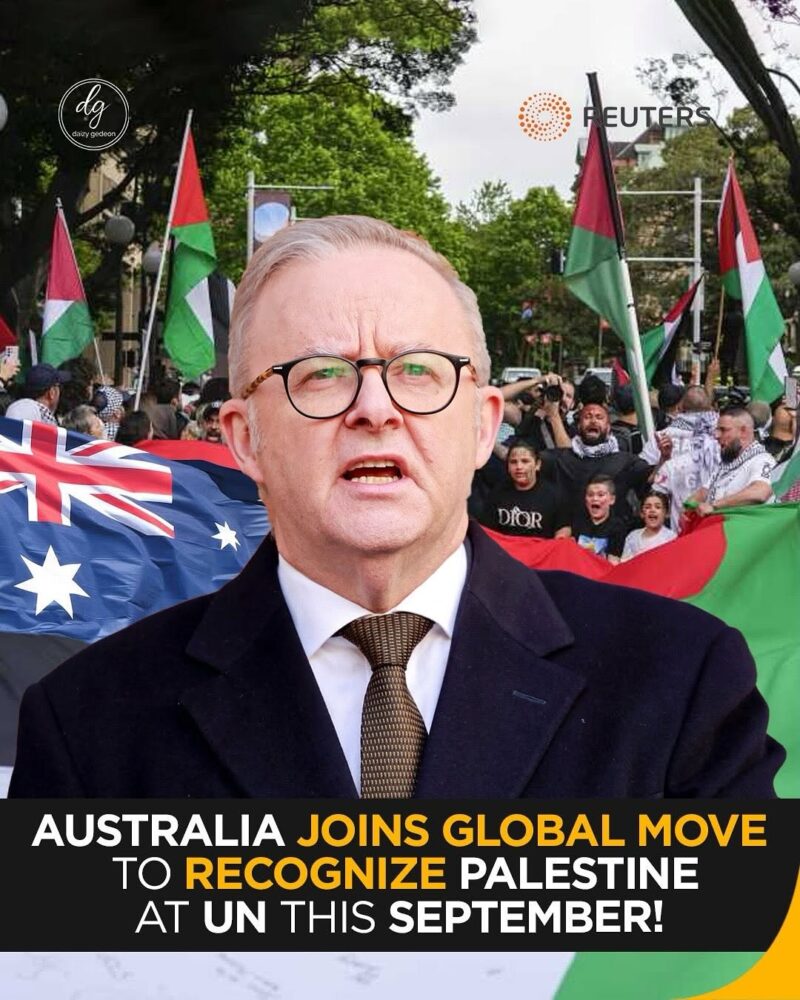 Australia to Recognize Palestine at UN This September, Joining Global Wave of Support