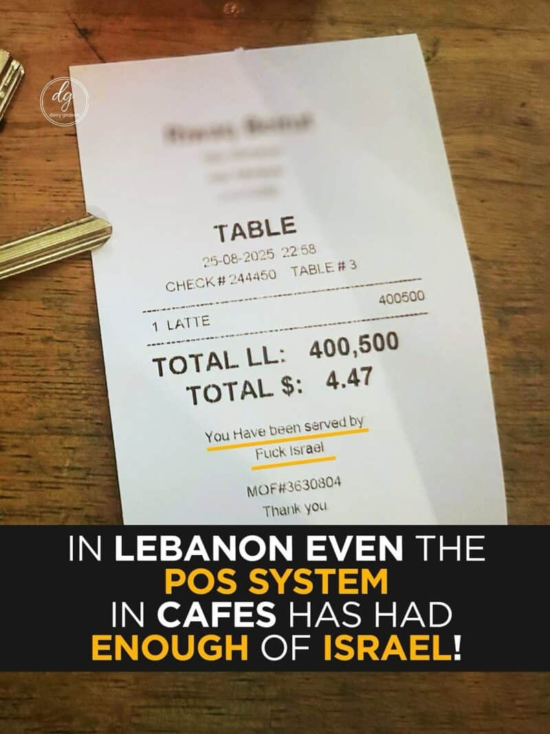 Even Lebanon’s Café POS Systems Have Had Enough of Israel – Viral Moment Sparks Outrage