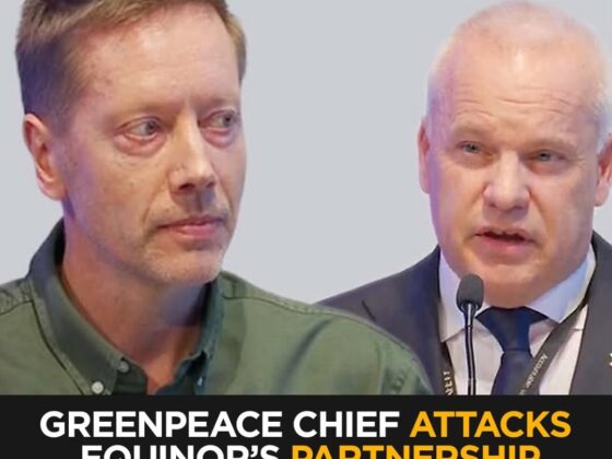 Greenpeace Slams Equinor’s Ties to Israel: “Enough!” Says Norway Chief Frode Pleym
