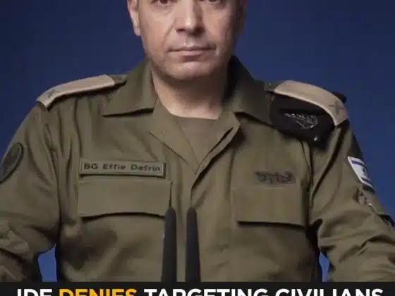 IDF Denies Targeting Civilians as Hospitals Bombed and Journalists Killed – Spokesperson Effie Defrin Responds
