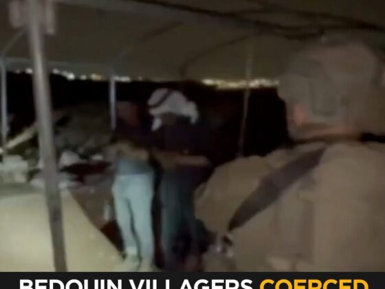 West Bank Bedouin Villagers Expelled & Segregated by Israeli Forces