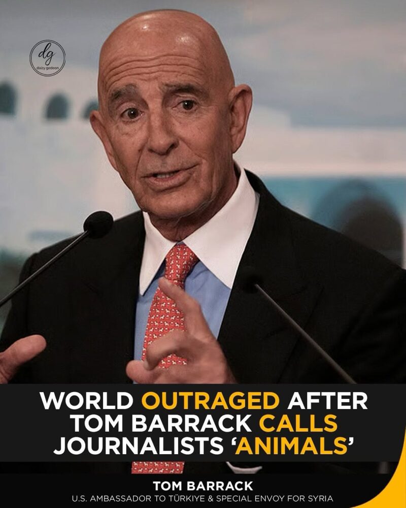 World Outraged After Tom Barrack, U.S. Ambassador to Türkiye & Syria Envoy, Calls Journalists ‘Animals’