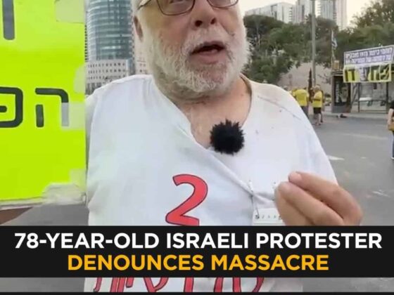 🇮🇱 78-Year-Old Israeli Protester Amram Zahavi: “Israel Is Committing a Holocaust in Gaza, Worse Than the Nazis”