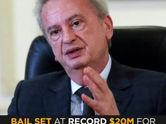💰 Record $20M Bail for Lebanon’s Ex-Central Bank Chief Accused of Stealing $44M | The National