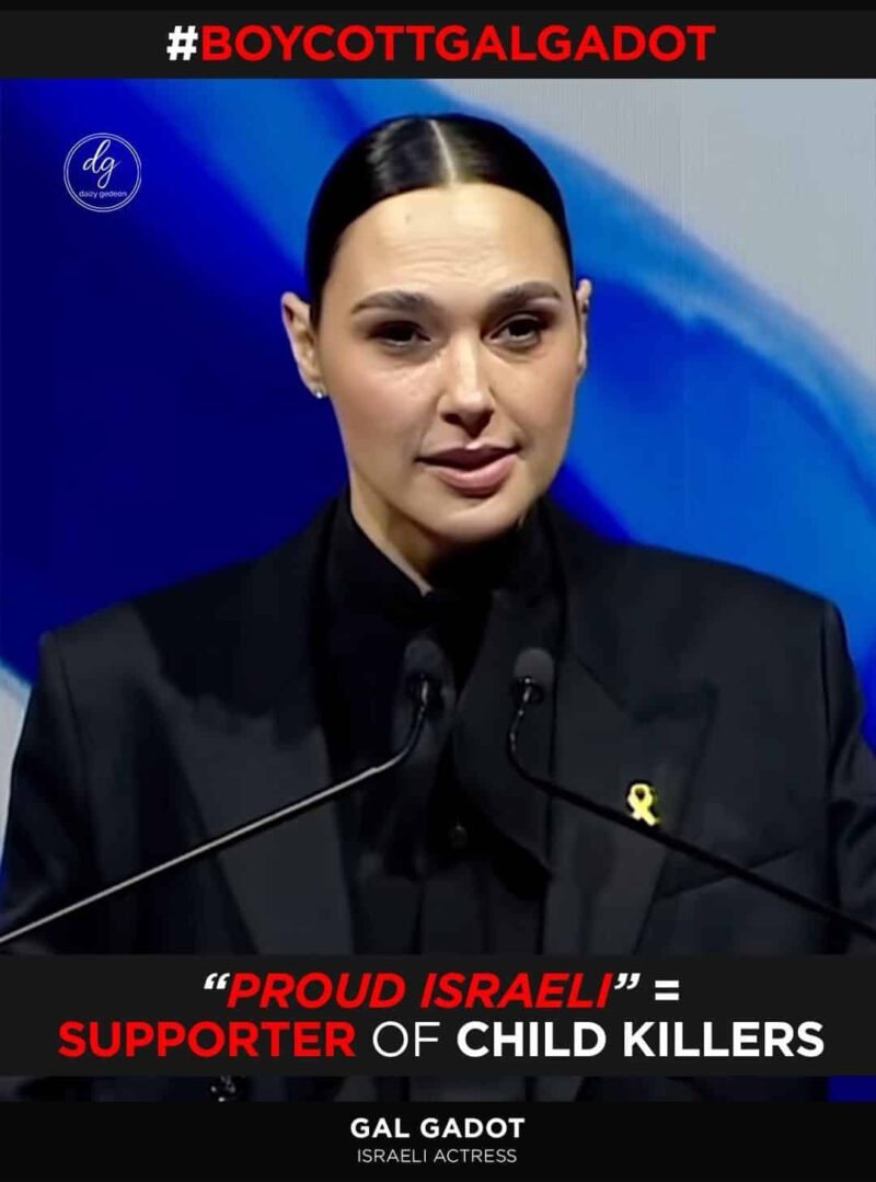 #BoycottGalGadot: Daizy Gedeon Slams Israeli Actress as ‘Proud Israeli = Supporter of Child Killers’