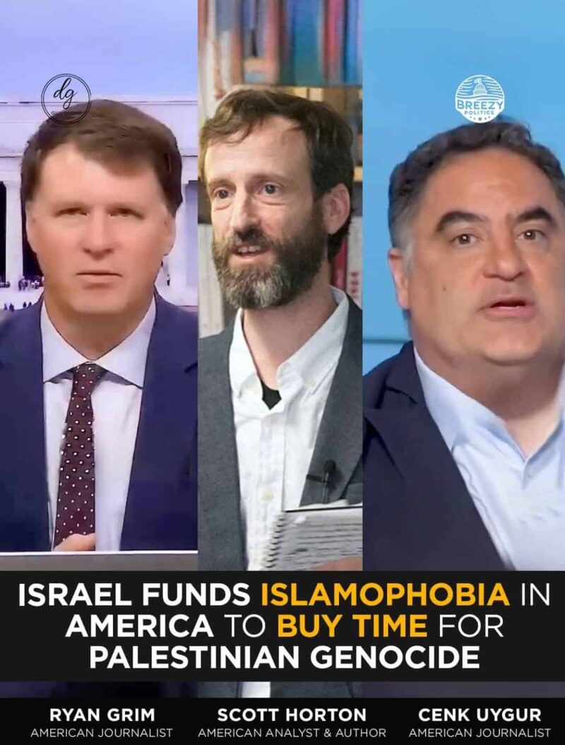 Breezy Politics: Israel Funding Islamophobia in America to Distract From Palestinian Genocide — Ryan Grim, Scott Horton & Cenk Uygur Expose