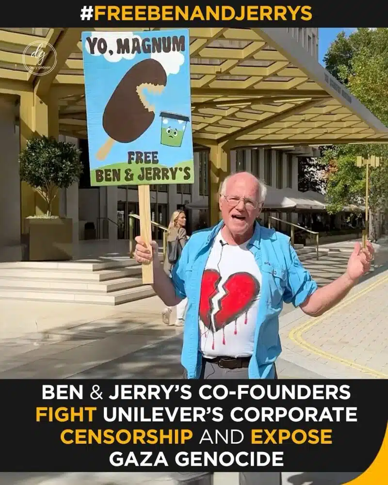 #FreeBenAndJerrys: Inside the Clash Between Ben & Jerry’s Founders and Unilever Over Gaza Stance