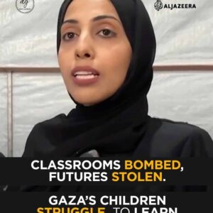 Gaza’s Children Struggle to Learn as Classrooms Are Bombed, Says Teacher Yara Matar