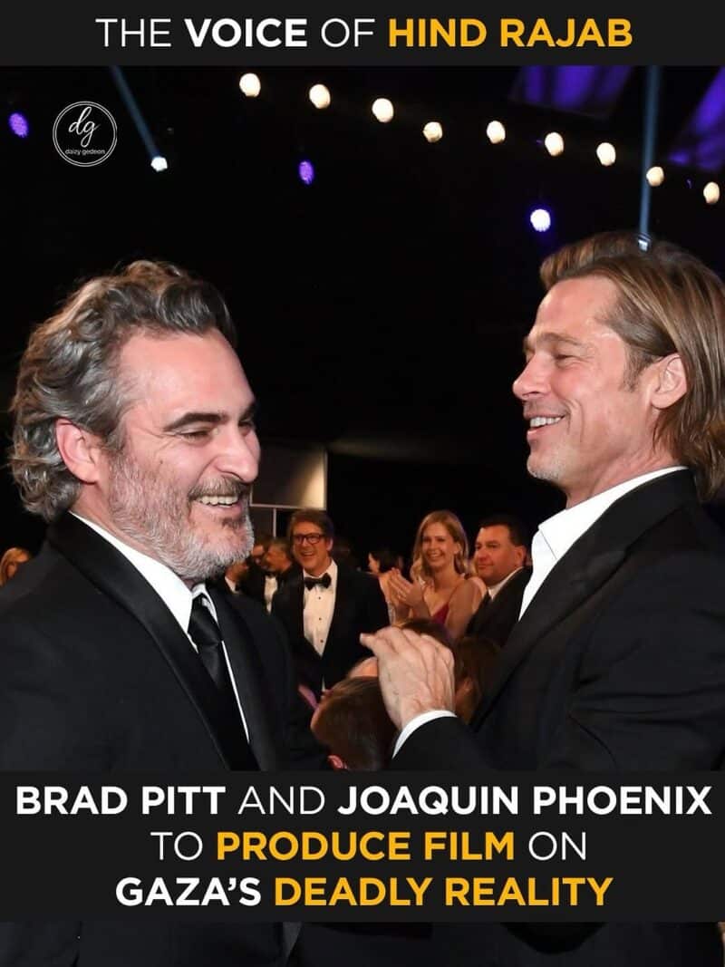 Hollywood Spotlight on Gaza: Brad Pitt & Joaquin Phoenix to Produce Film on Hind Rajab’s Tragic Story