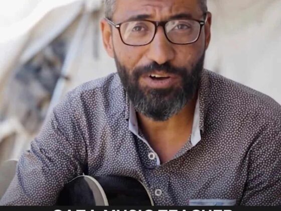Inspiring! Al Jazeera: Gaza Music Teacher Ahmed Abu Amsha Turns Drones Into Sounds of Resistance