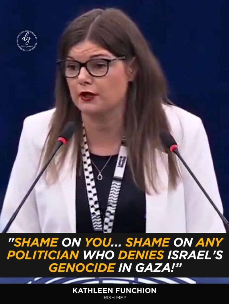 Irish MEP Kathleen Funchion Slams Politicians: ‘Shame on Anyone Who Denies Israel’s Genocide in Gaza!’