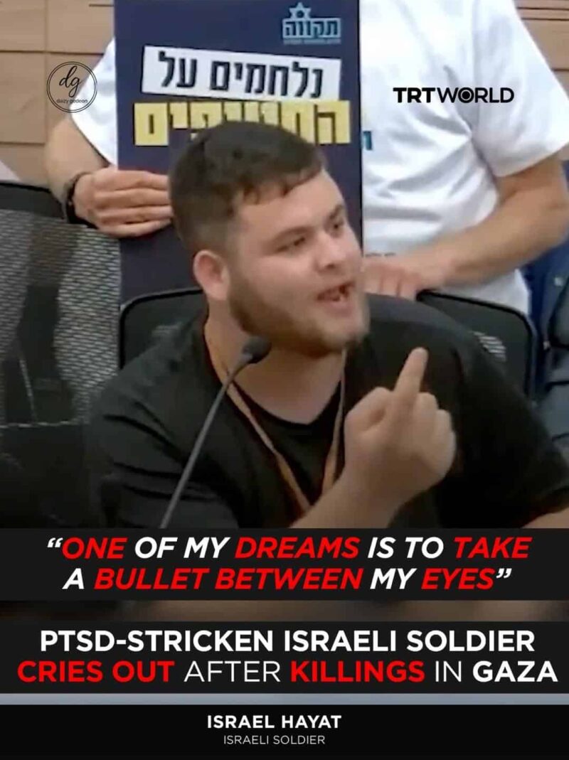 PTSD-Stricken Israeli Soldier Breaks Down: ‘One of My Dreams Is to Take a Bullet Between My Eyes’ After Gaza Killings – TRT World