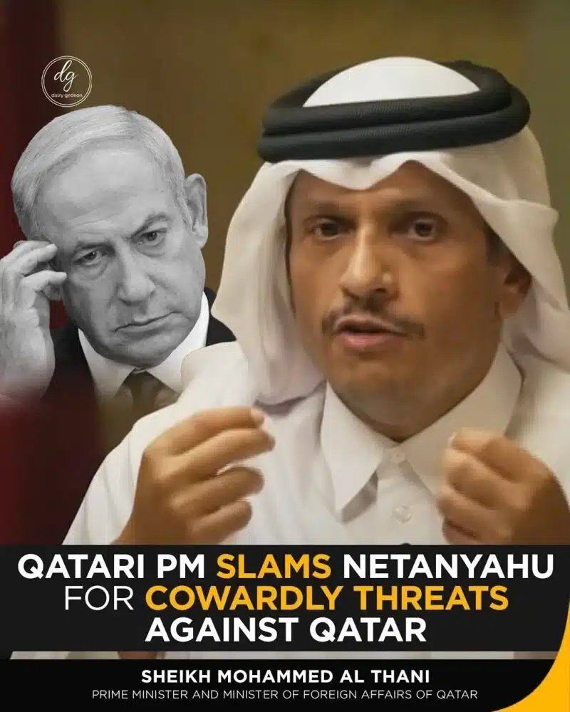 Qatari PM Sheikh Mohammed Al Thani Slams Netanyahu Over ‘Cowardly’ Threats Against Qatar