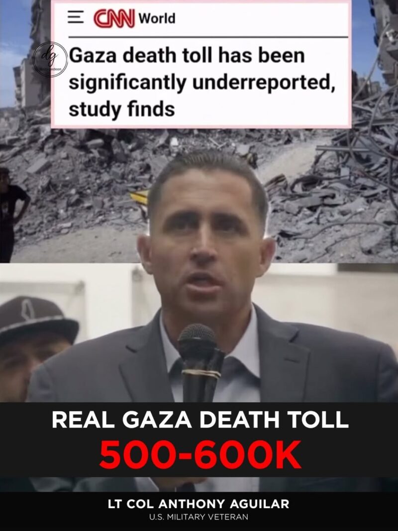Real Gaza Death Toll 500–600K Revealed — CNN World Reports Study Findings