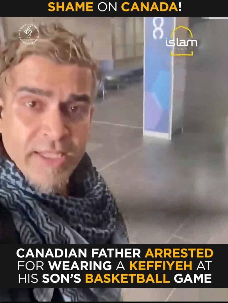 SHAME ON CANADA: Father Arrested for Wearing a Keffiyeh at Son’s Basketball Game — Daizy Gedeon Reacts