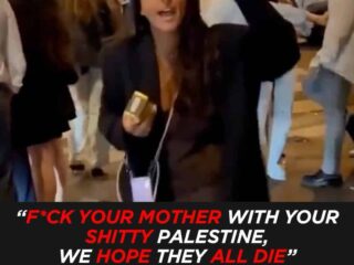 Shocking Threat in Paris: Zionist Woman Targets Palestinian Supporter with Hate Speech”