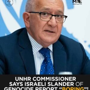 UN Human Rights Chief Dismisses Israeli Attacks on Genocide Report as “Boring” — Middle East Eye