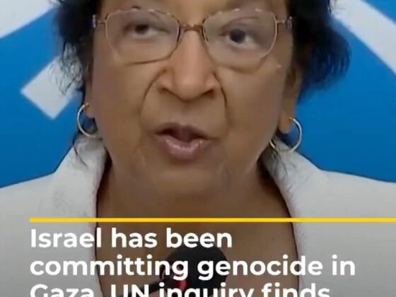UN Inquiry: Israel Committing Genocide in Gaza, Says Navi Pillay