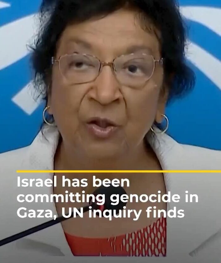 UN Inquiry: Israel Committing Genocide in Gaza, Says Navi Pillay